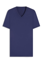 T-Shirt Cotton Fine Easa Classic Purple Blue i