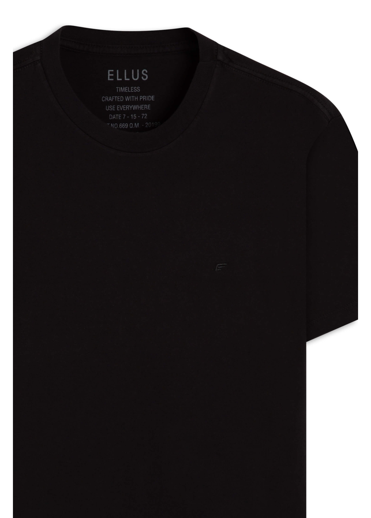T-Shirt Cotton Fine Easa Preto