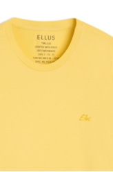 T-Shirt Cotton Fine Ellus Aquarela Classic Amarelo Claro