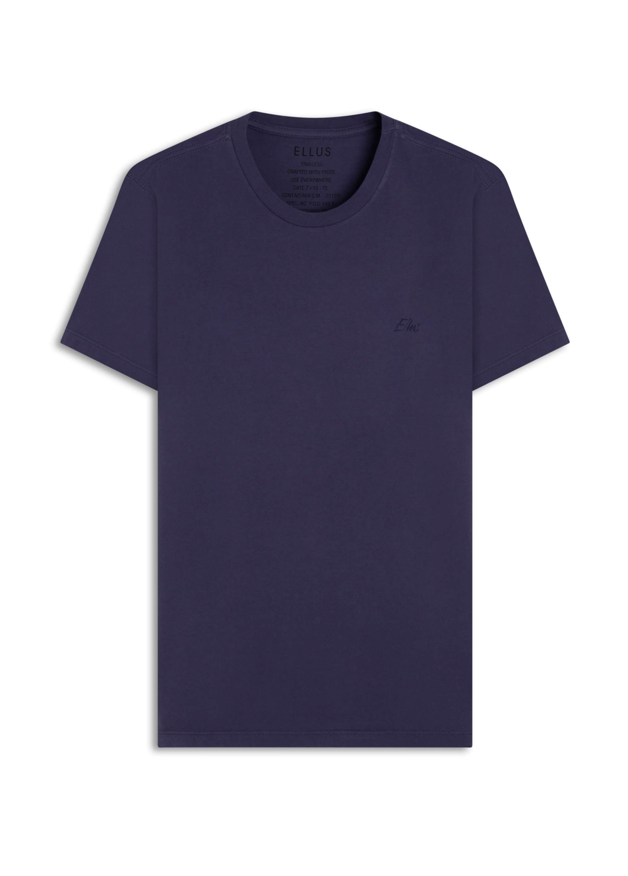 T-Shirt Cotton Fine Ellus Aquarela Classic Hortencia
