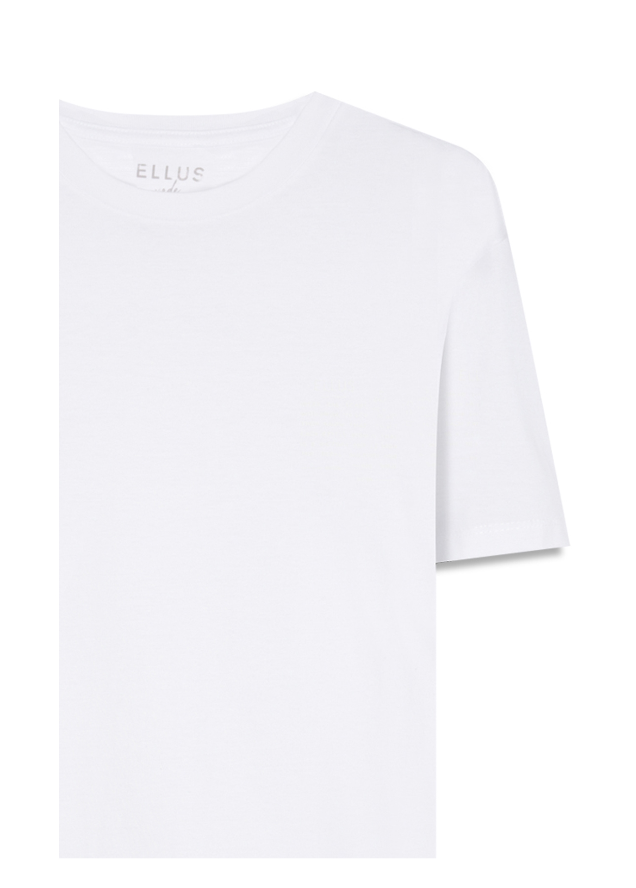 T-Shirt Cotton Fine Ellus  Classic Branco