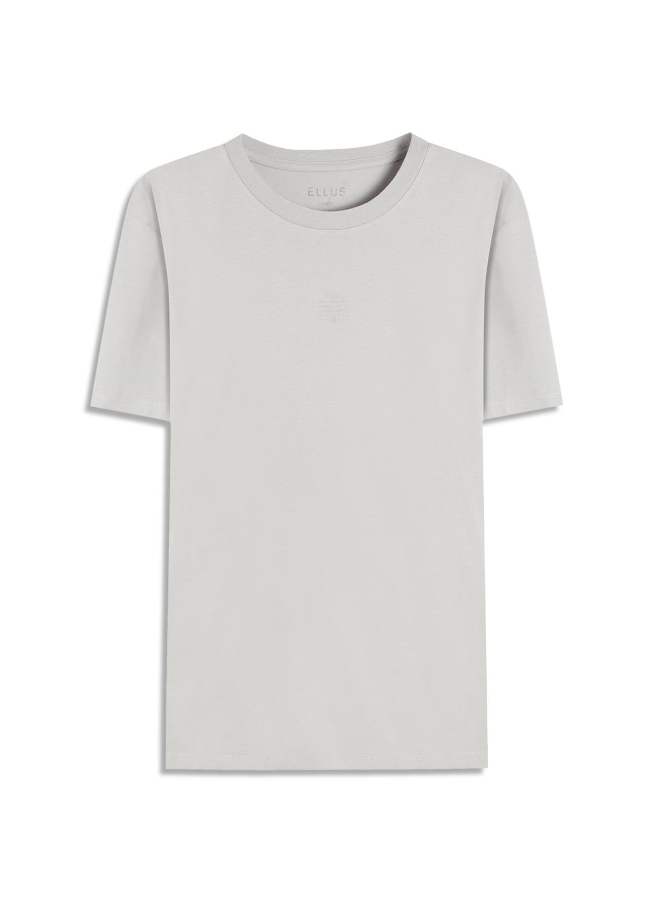 T-Shirt Cotton Fine Ellus Classic Mc Azul Seco