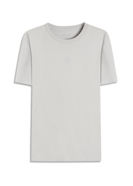 T-Shirt Cotton Fine Ellus Classic Mc Azul Seco