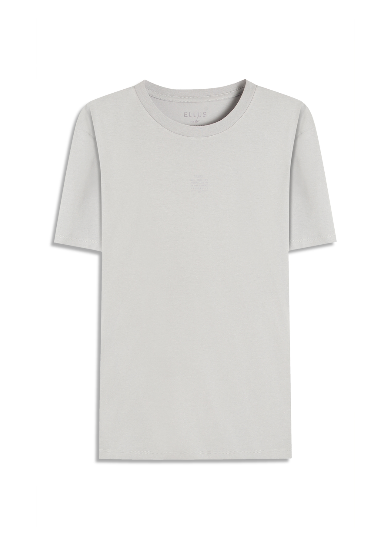 T-Shirt Cotton Fine Ellus Classic Mc Azul Seco