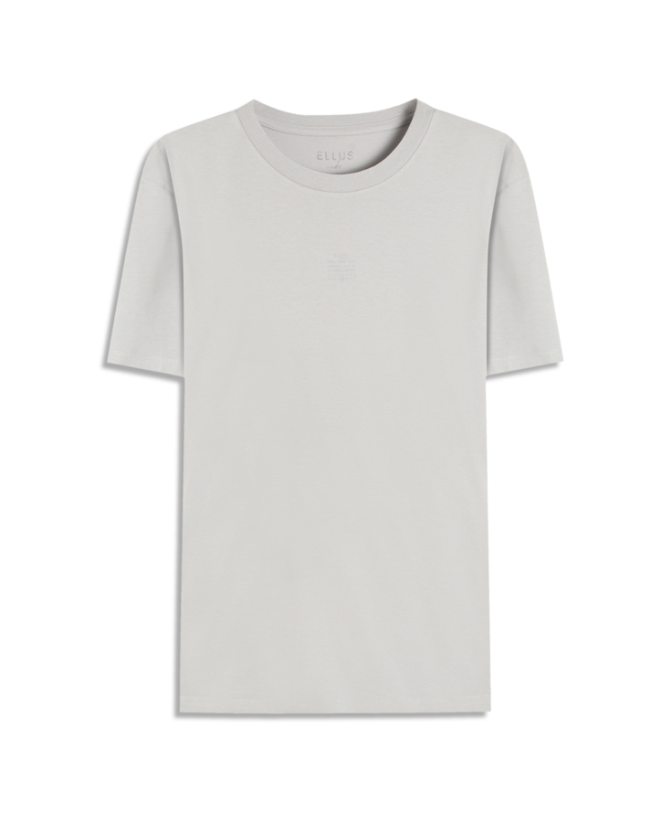 T-Shirt Cotton Fine Ellus Classic Mc Azul Seco