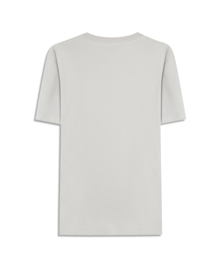 T-Shirt Cotton Fine Ellus Classic Mc Azul Seco