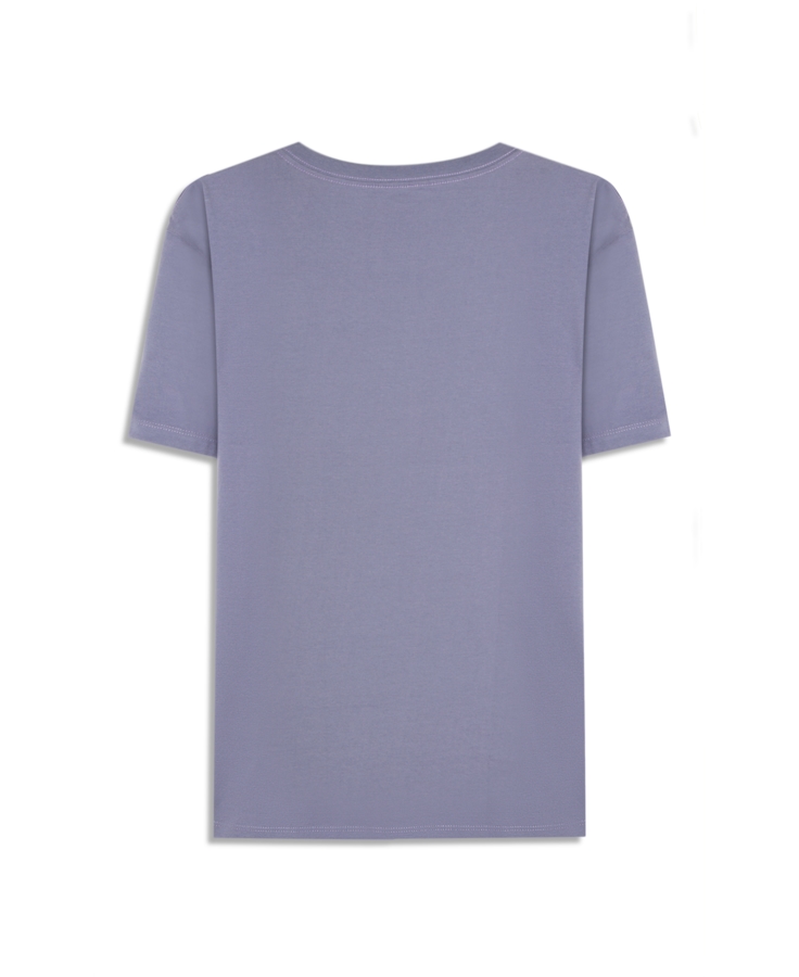 T-Shirt Cotton Fine Ellus Classic Mc Misty