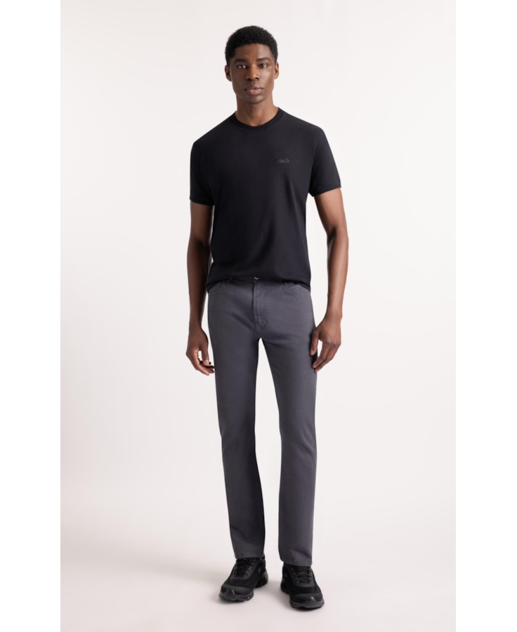 T-Shirt Cotton Fine Ellus Classic Preto