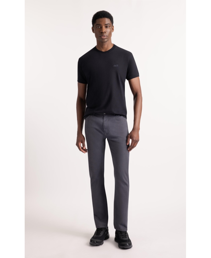T-Shirt Cotton Fine Ellus Classic Preto