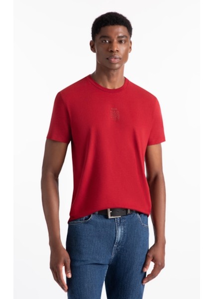T-Shirt Cotton Fine Ellus Classic Vermelho