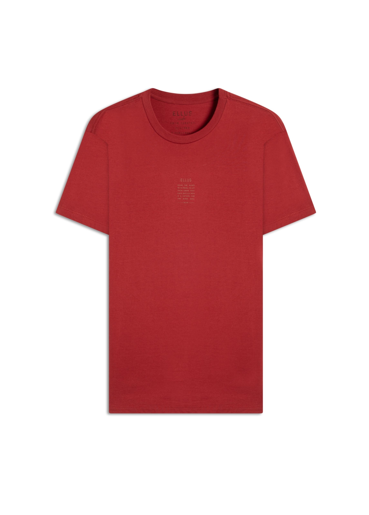 T-Shirt Cotton Fine Ellus Classic Vermelho