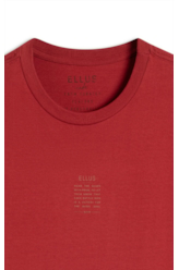 T-Shirt Cotton Fine Ellus Classic Vermelho