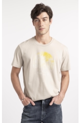 T-Shirt Cotton Fine Ellus High Desert Areia Seca