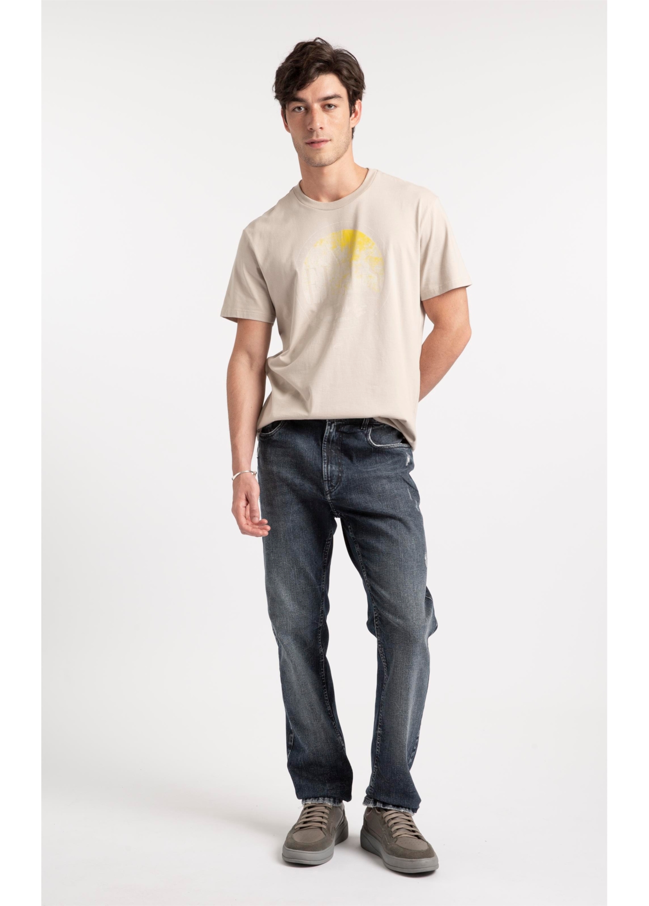 T-Shirt Cotton Fine Ellus High Desert Areia Seca