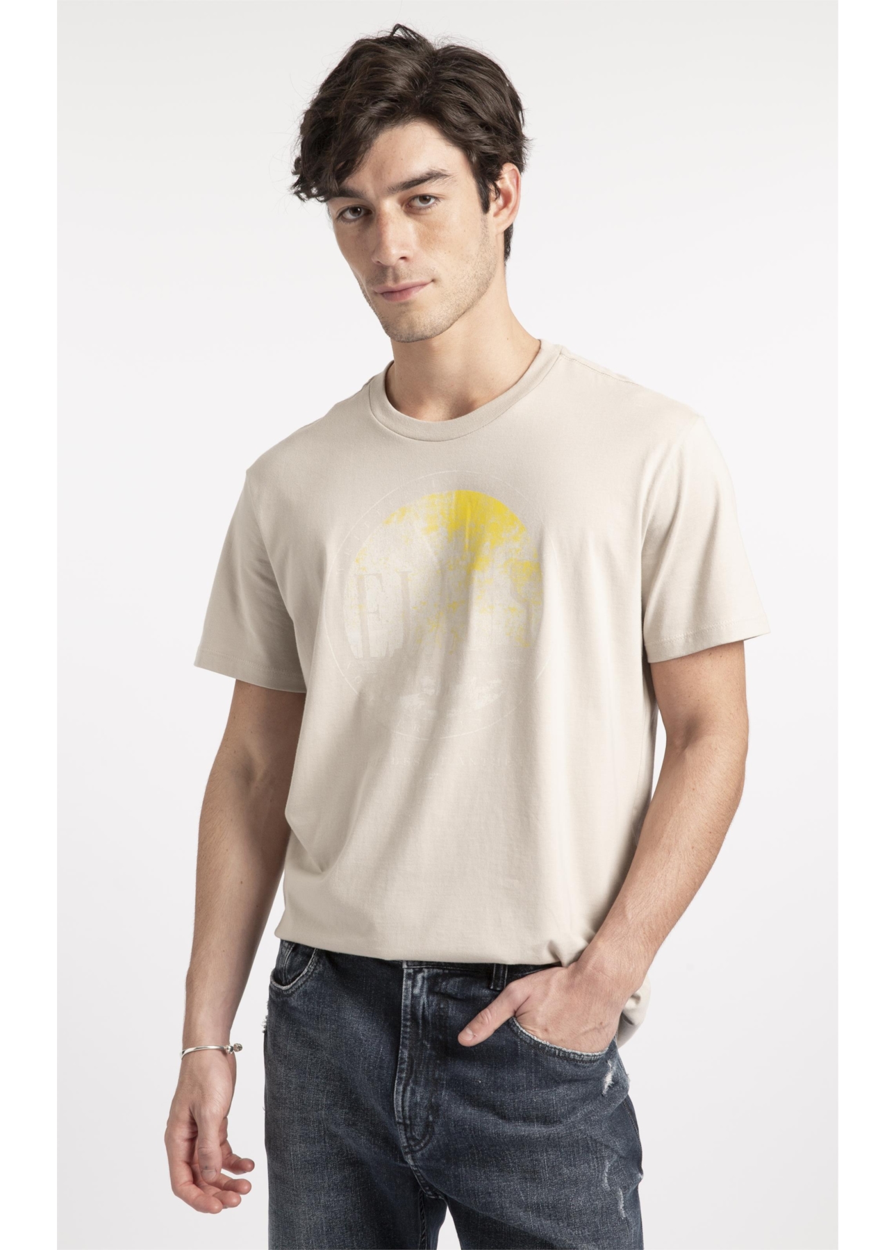 T-Shirt Cotton Fine Ellus High Desert Areia Seca