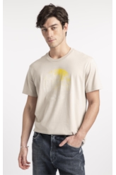 T-Shirt Cotton Fine Ellus High Desert Areia Seca