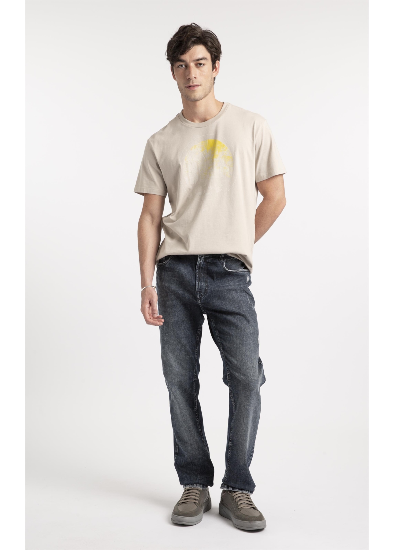 T-Shirt Cotton Fine Ellus High Desert Areia Seca