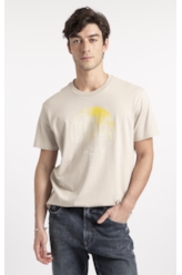 T-Shirt Cotton Fine Ellus High Desert Areia Seca