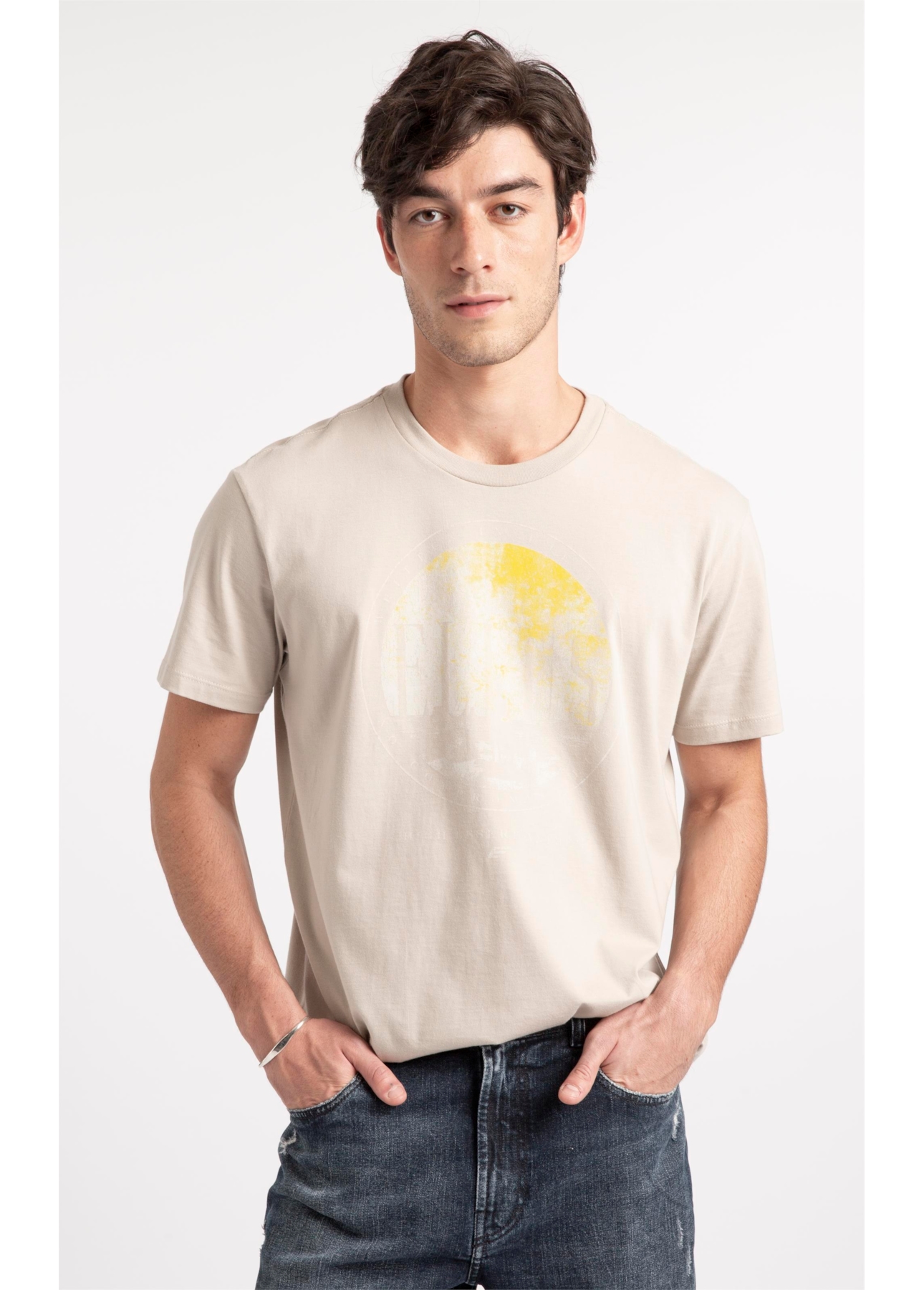 T-Shirt Cotton Fine Ellus High Desert Areia Seca