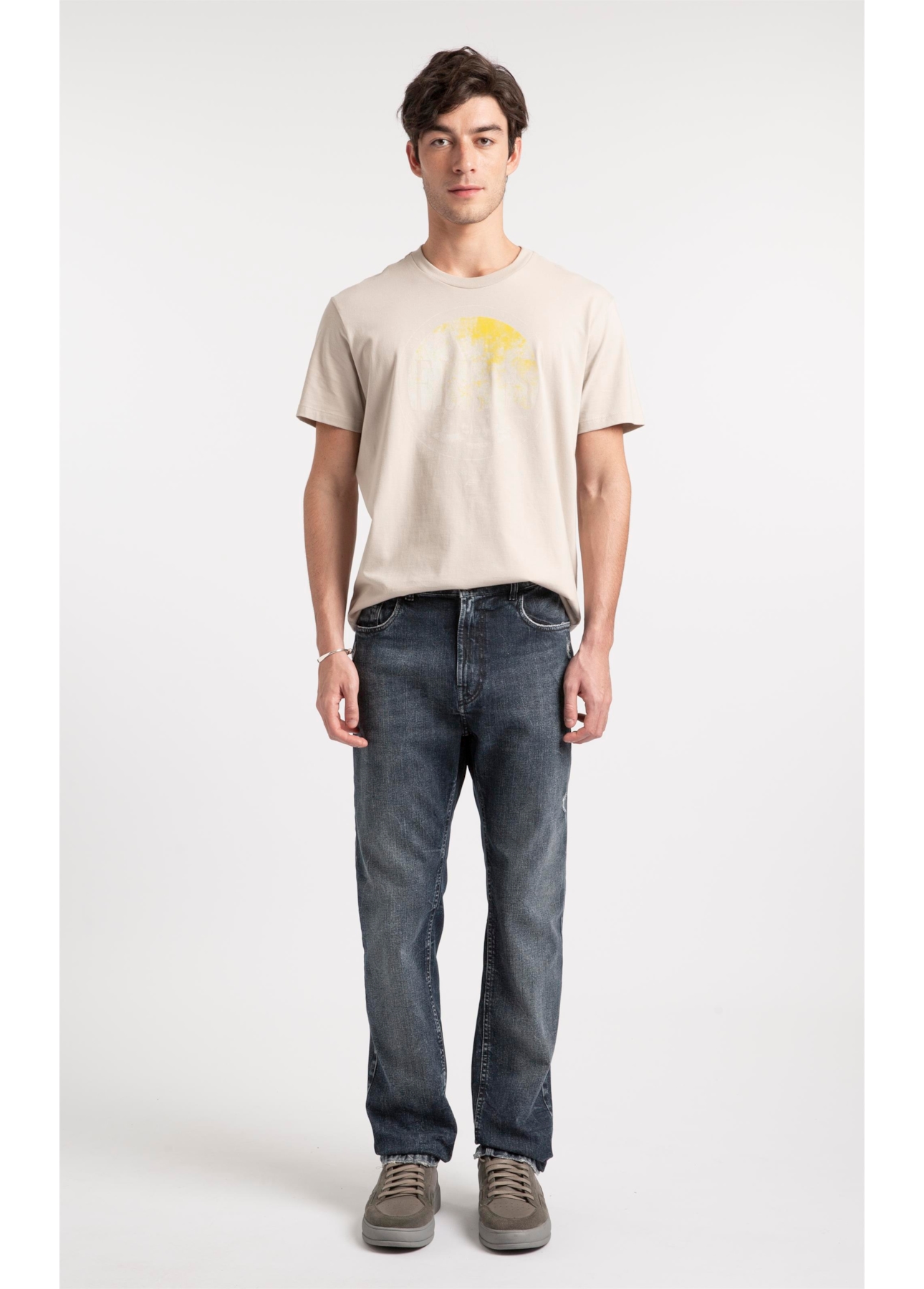 T-Shirt Cotton Fine Ellus High Desert Areia Seca