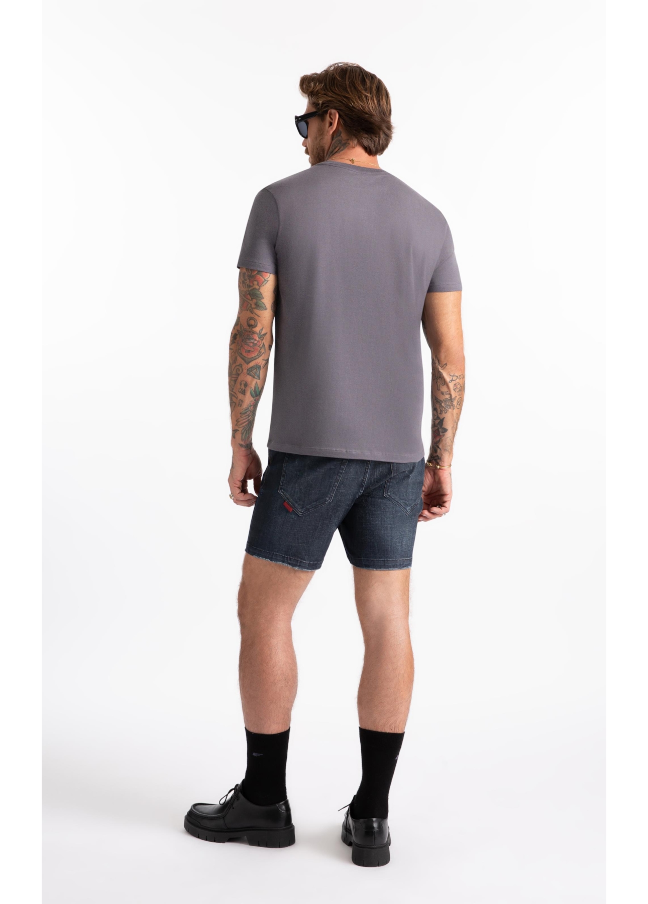 T-Shirt Cotton Fine Ellus Originals Classic Cinza Medio