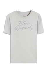 T-Shirt Cotton Fine Ellus Originals Classic Mc Azul Seco