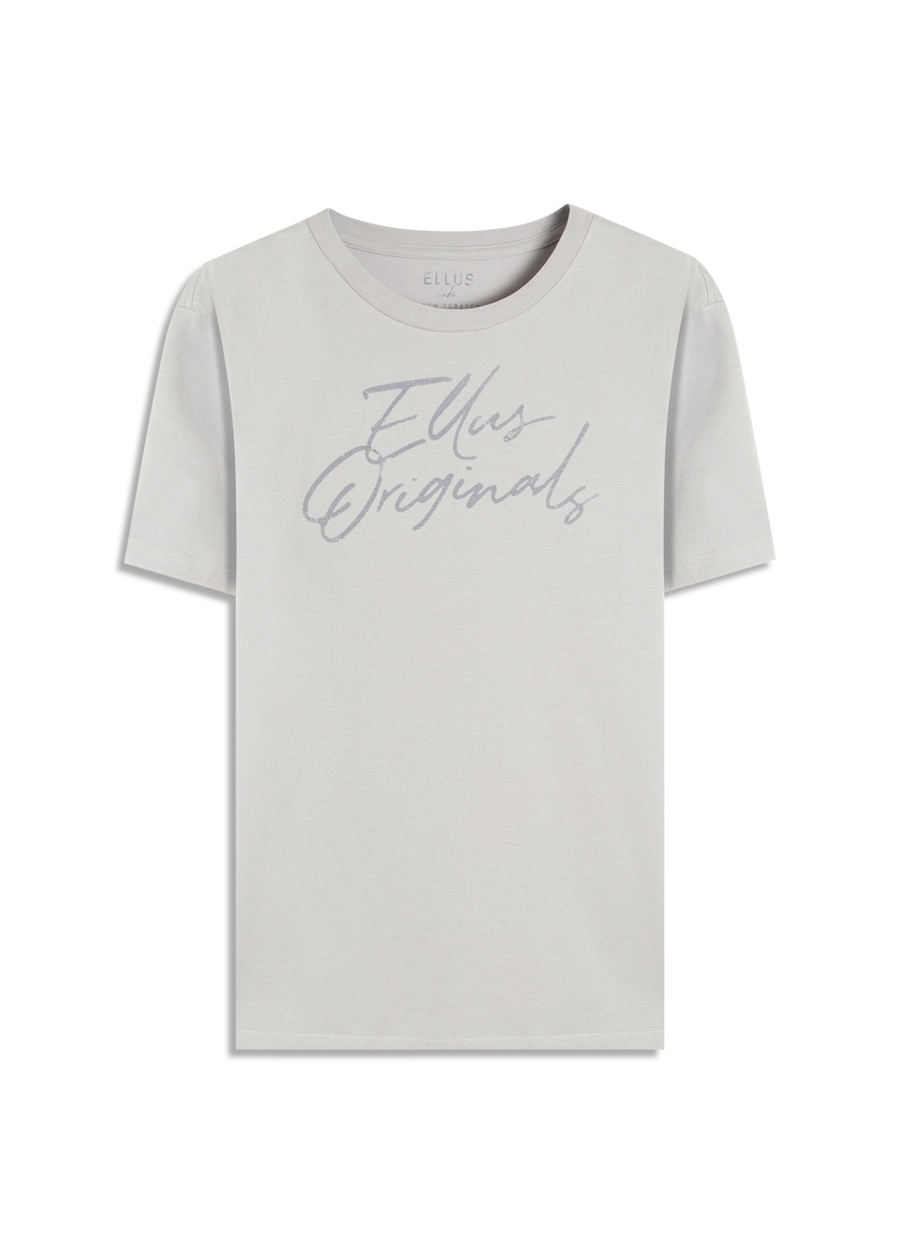 T-Shirt Cotton Fine Ellus Originals Classic Mc Azul Seco