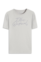 T-Shirt Cotton Fine Ellus Originals Classic Mc Azul Seco