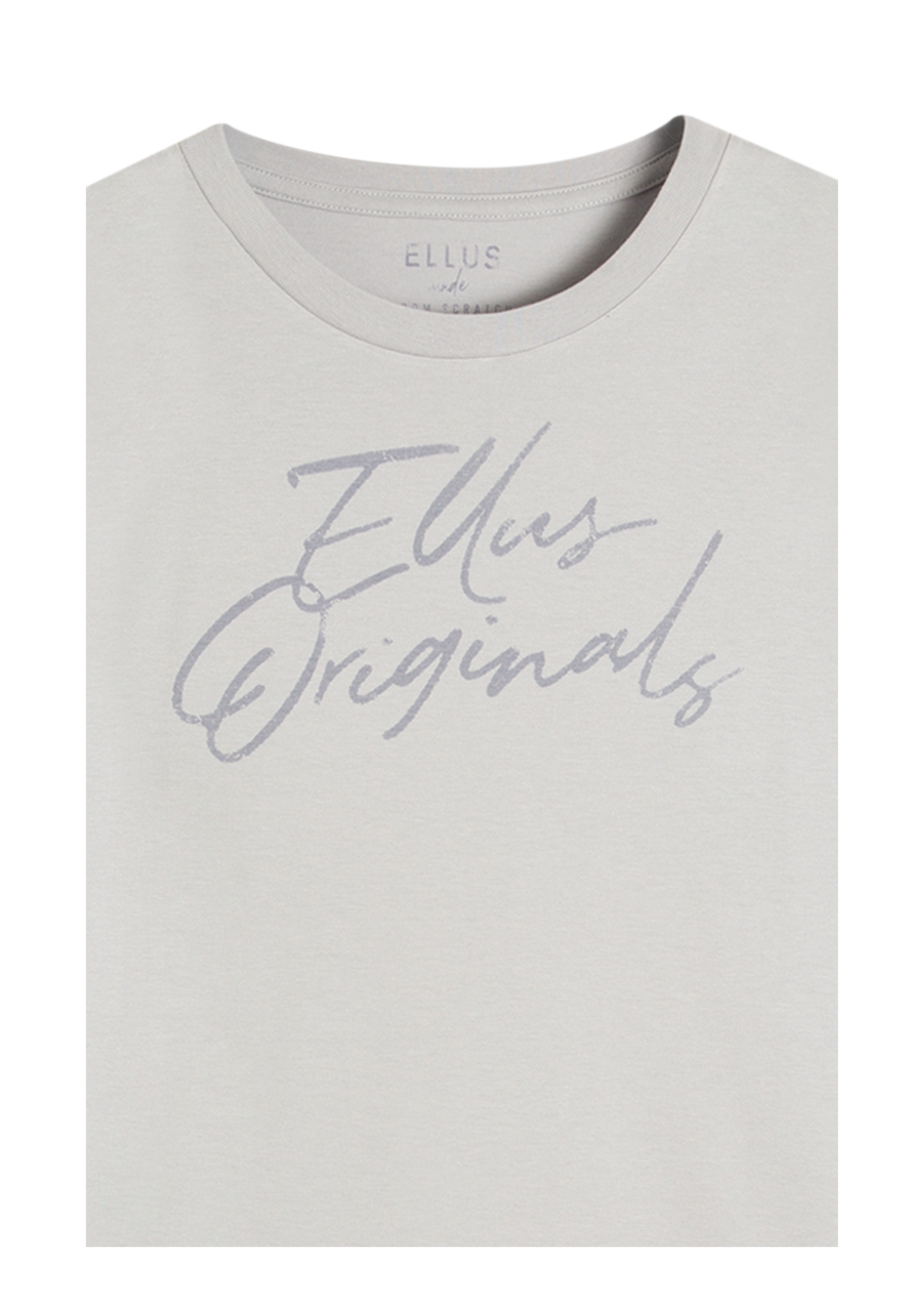 T-Shirt Cotton Fine Ellus Originals Classic Mc Azul Seco