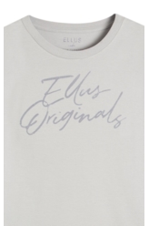 T-Shirt Cotton Fine Ellus Originals Classic Mc Azul Seco