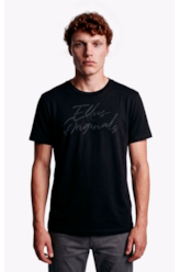 T-Shirt Cotton Fine Ellus Originals Classic Mc Preto