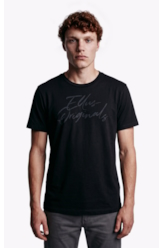 T-Shirt Cotton Fine Ellus Originals Classic Mc Preto