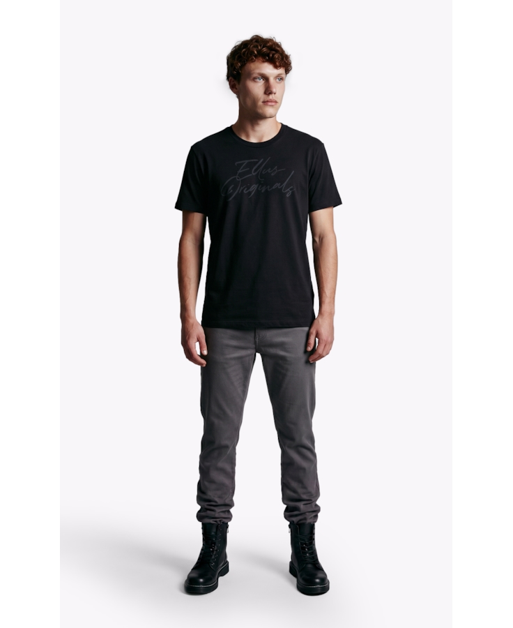 T-Shirt Cotton Fine Ellus Originals Classic Mc Preto