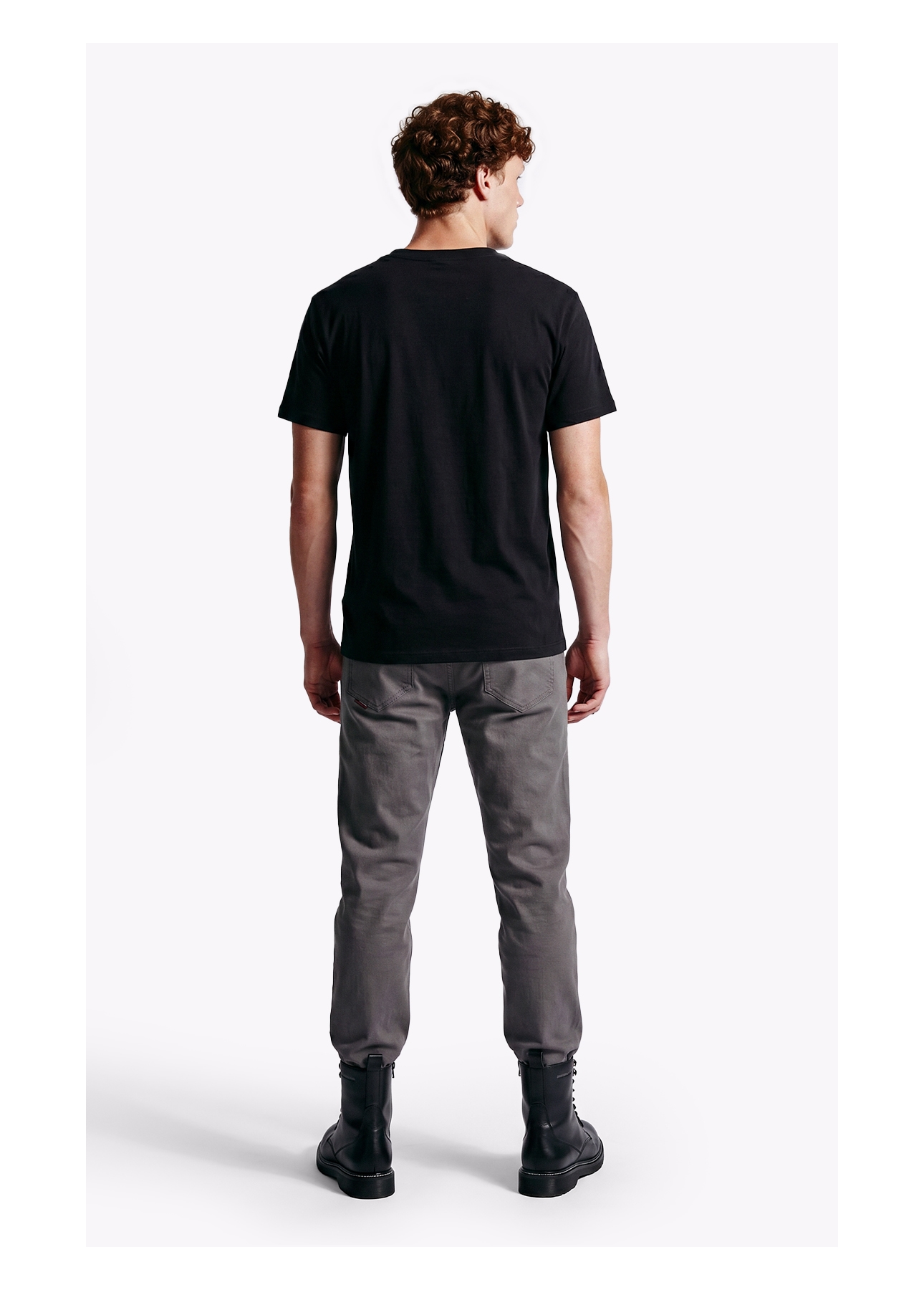 T-Shirt Cotton Fine Ellus Originals Classic Mc Preto