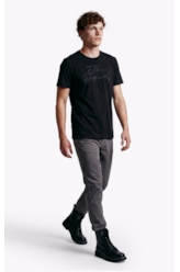 T-Shirt Cotton Fine Ellus Originals Classic Mc Preto