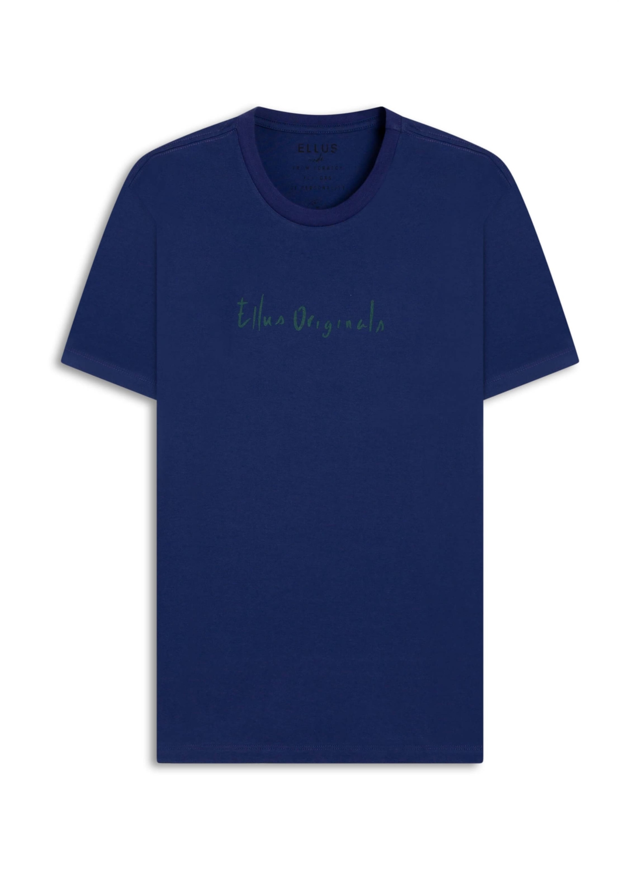 T-Shirt Cotton Fine Ellus Originals Old Blue