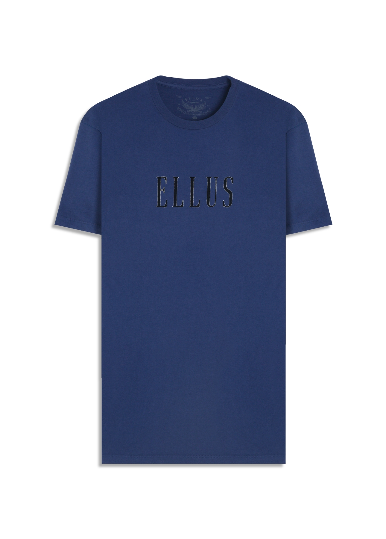 T-Shirt Cotton Fine Ellus Purple Blue