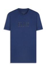 T-Shirt Cotton Fine Ellus Purple Blue