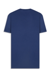 T-Shirt Cotton Fine Ellus Purple Blue