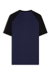 T-Shirt Cotton Fine Ellus Speed Raglan Dark Navy