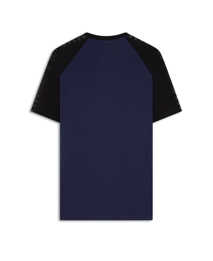 T-Shirt Cotton Fine Ellus Speed Raglan Dark Navy