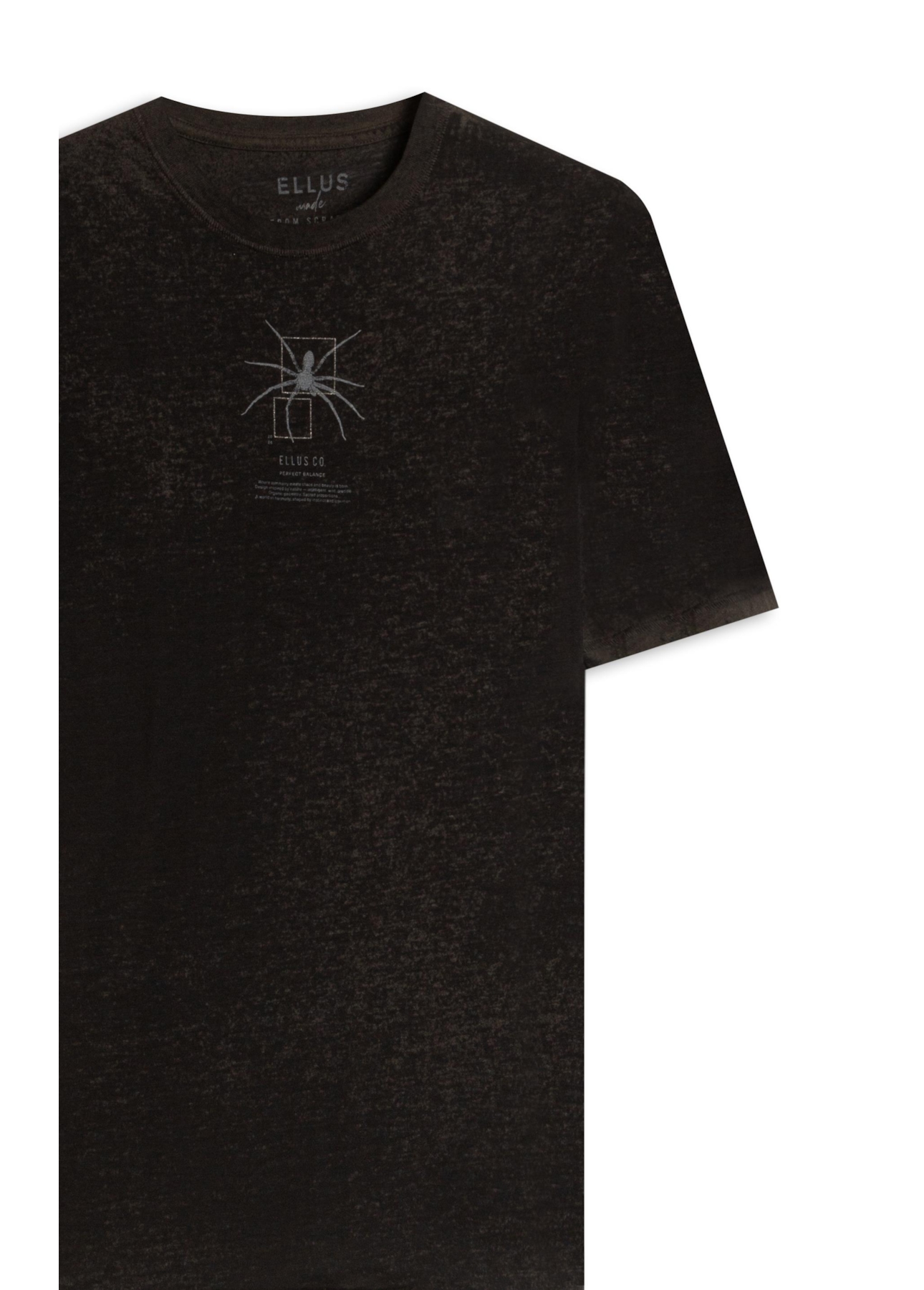 T-Shirt Cotton Fine Ellus Spider Classic Floresta