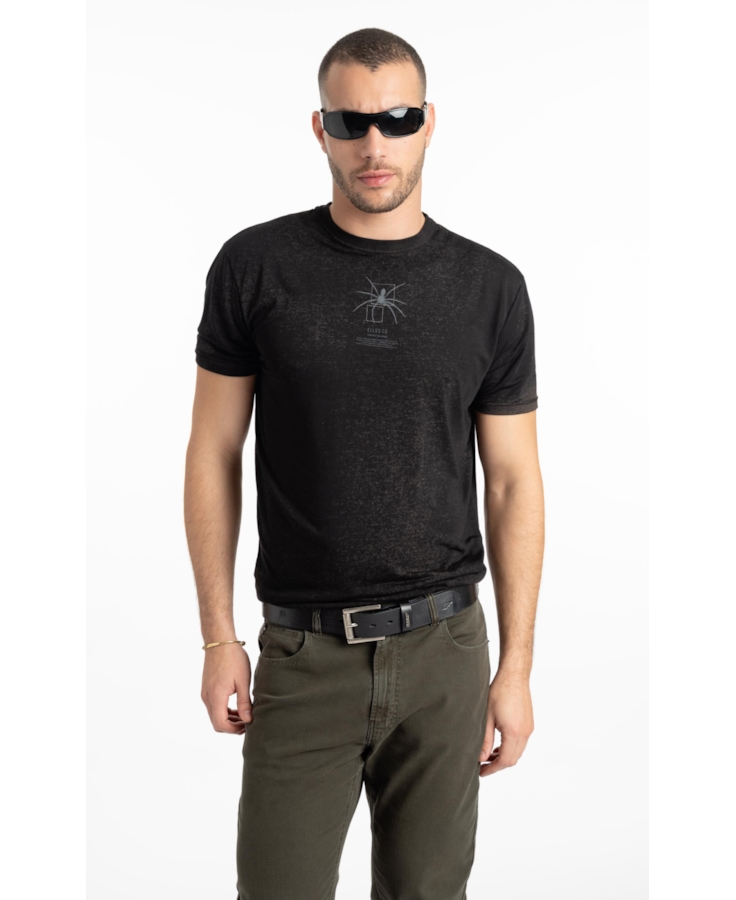 T-Shirt Cotton Fine Ellus Spider Classic Floresta