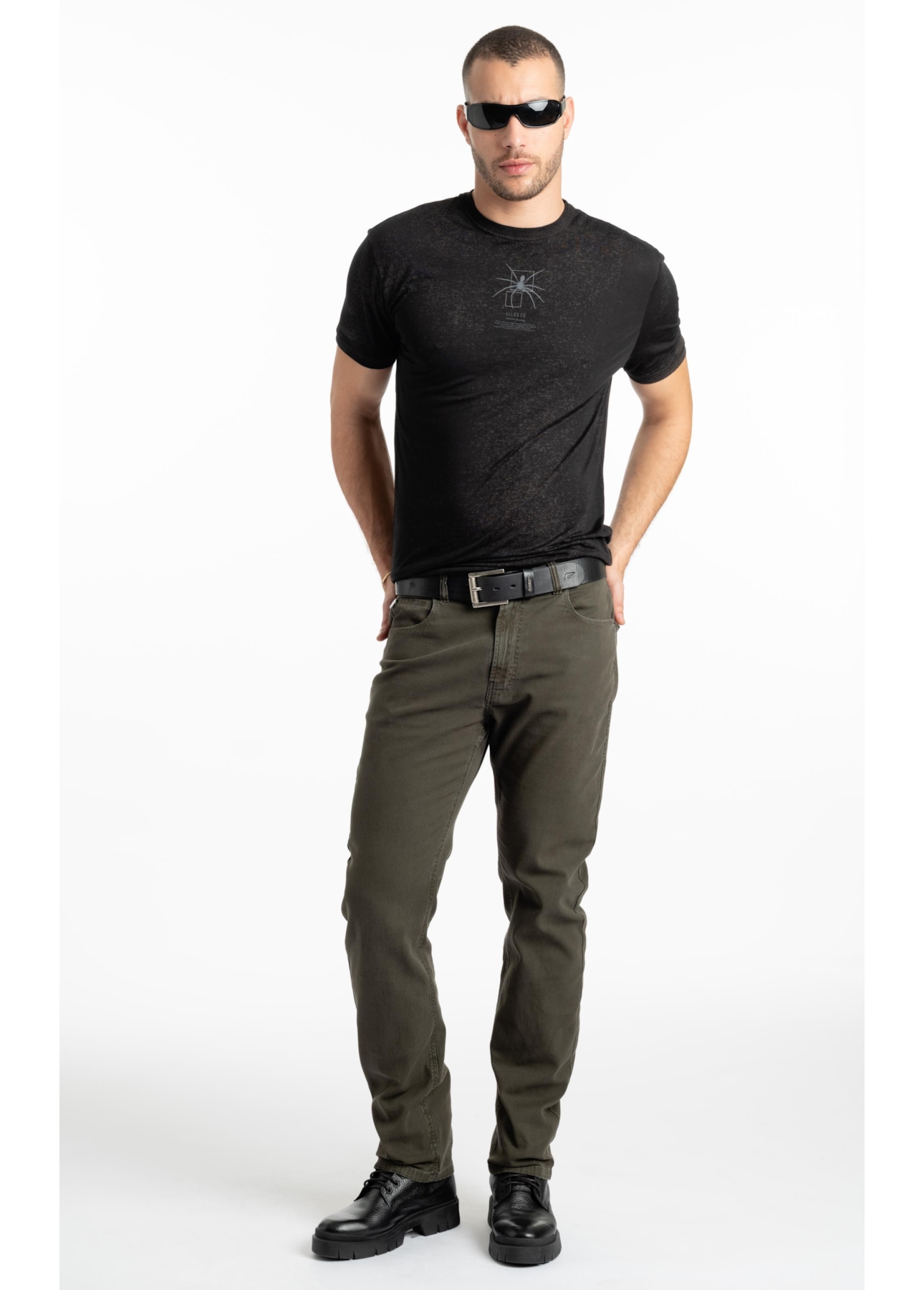 T-Shirt Cotton Fine Ellus Spider Classic Floresta