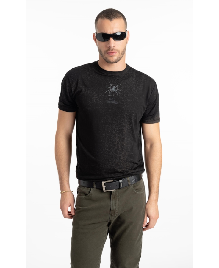 T-Shirt Cotton Fine Ellus Spider Classic Floresta