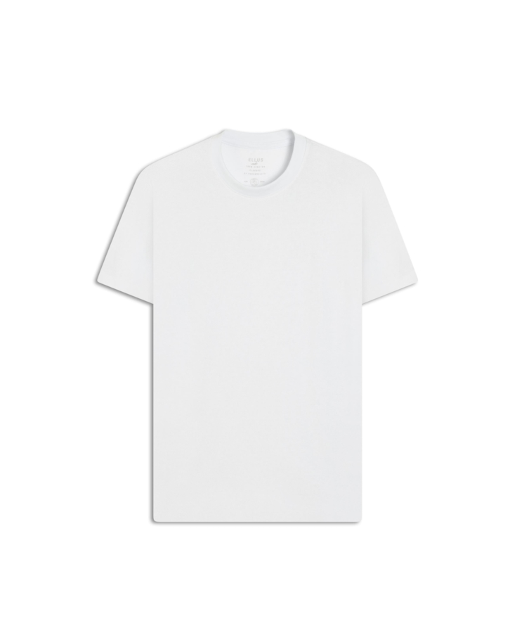 T-Shirt Cotton Fine Ellus Tag Branco