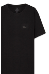 T-Shirt Cotton Fine Ellus Tag Preto