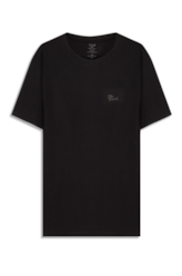 T-Shirt Cotton Fine Ellus Tag Preto