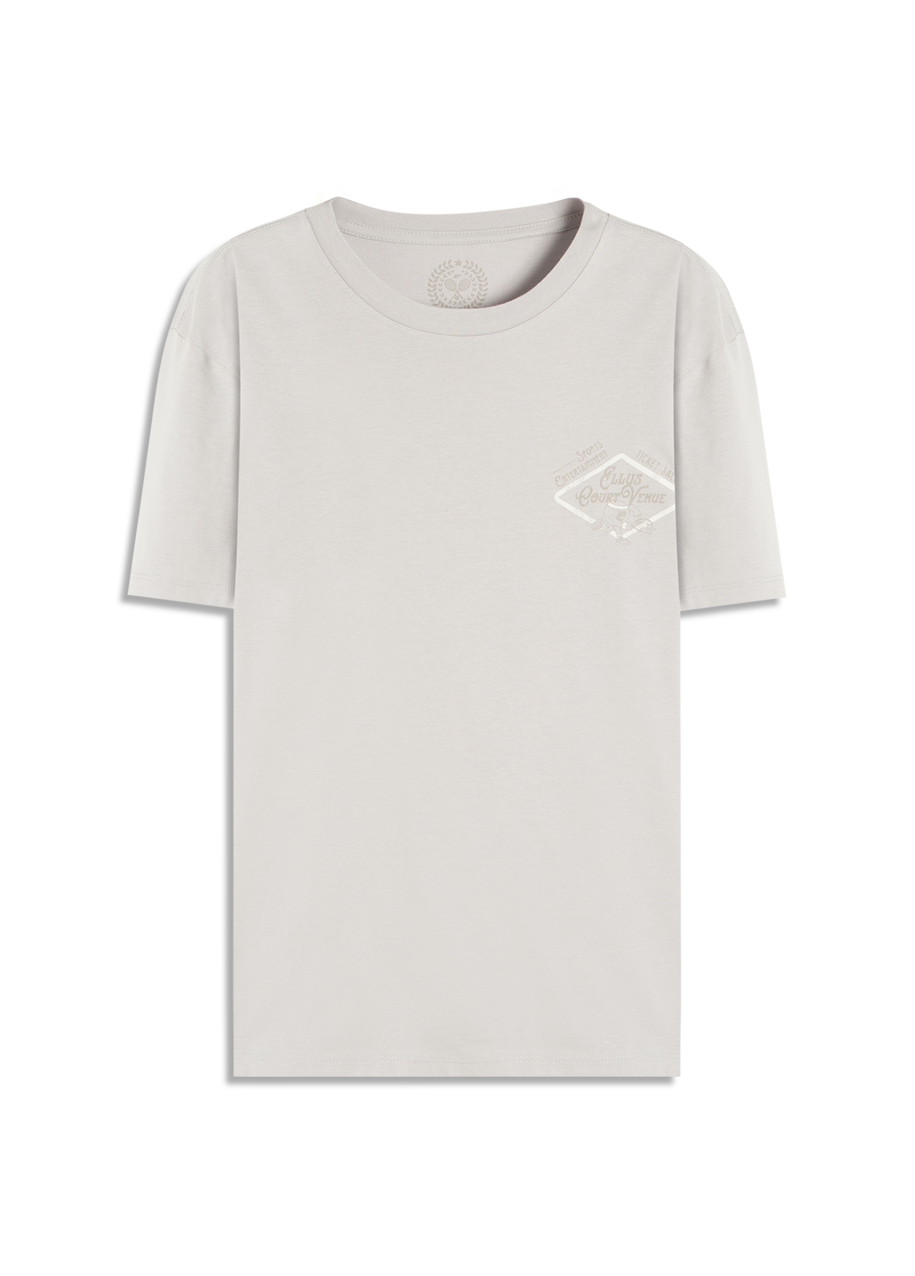 T-Shirt Cotton Fine Ellus Venice Azul Seco
