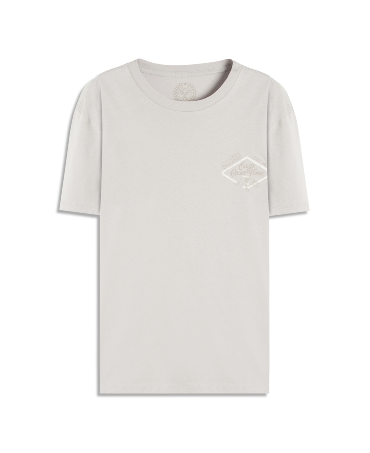 T-Shirt Cotton Fine Ellus Venice Azul Seco